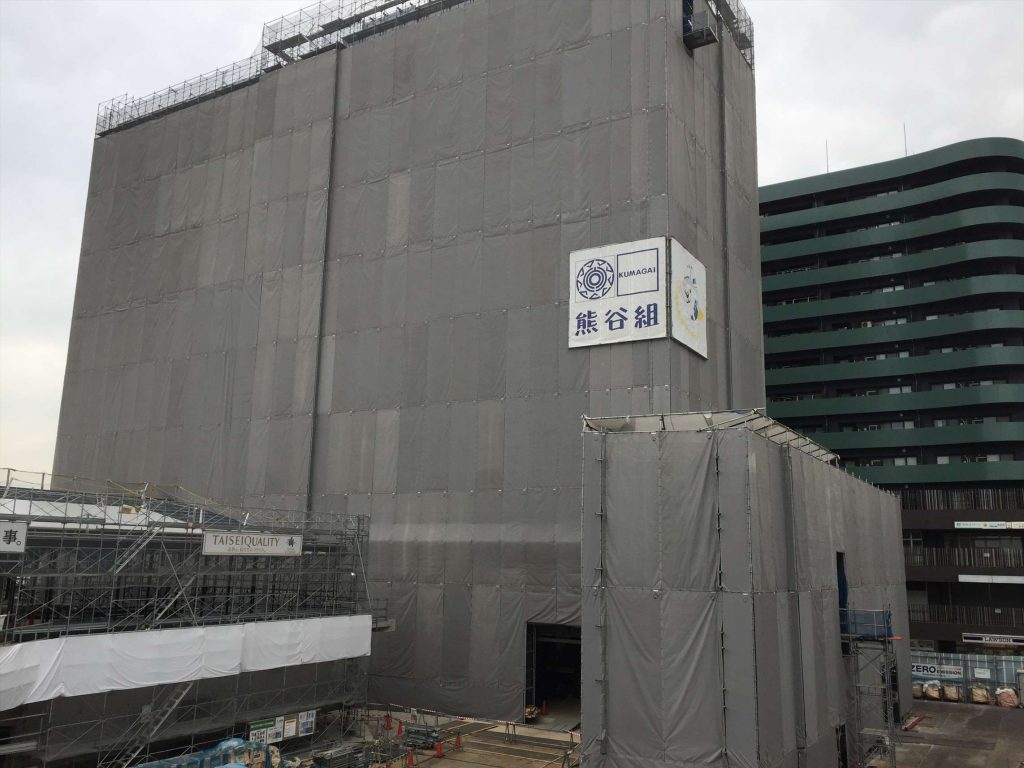 流山おおたかの森駅 北口開発（2018/05/23）