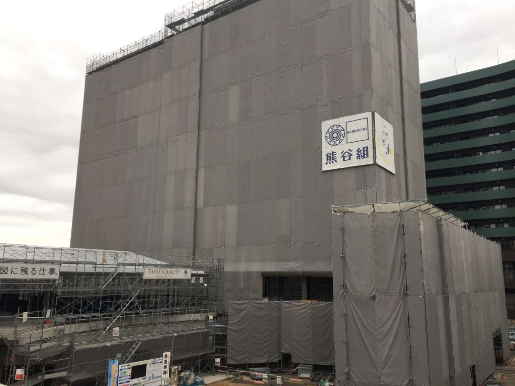 流山おおたかの森駅 北口開発（2018/06/14）