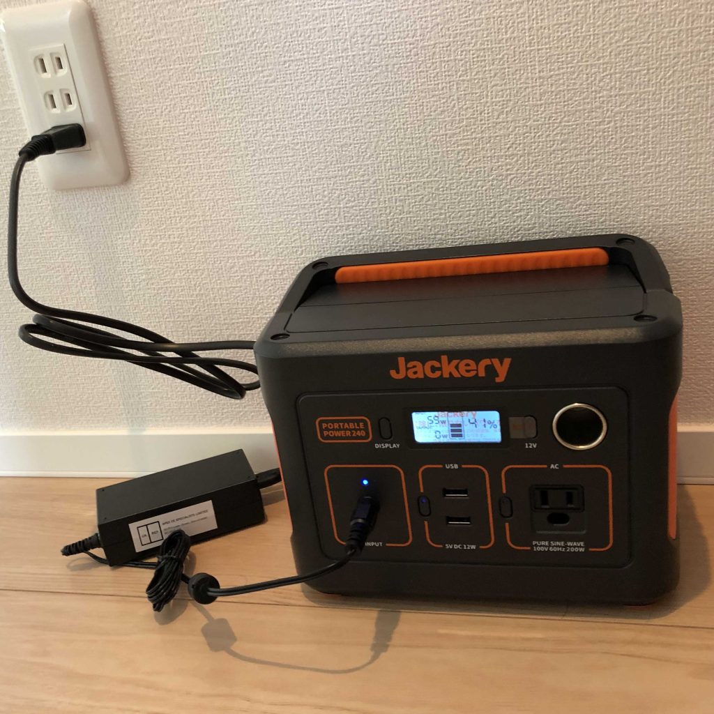 Jackery ポータブル電源を購入しました